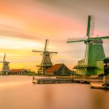 windmills in holland